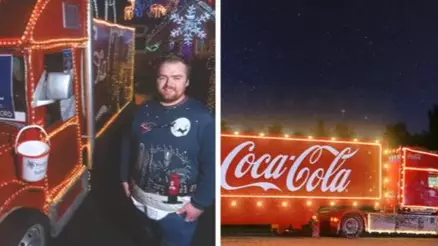 Man Builds His Own Coca Cola Christmas Truck After Ad Gets Cancelled