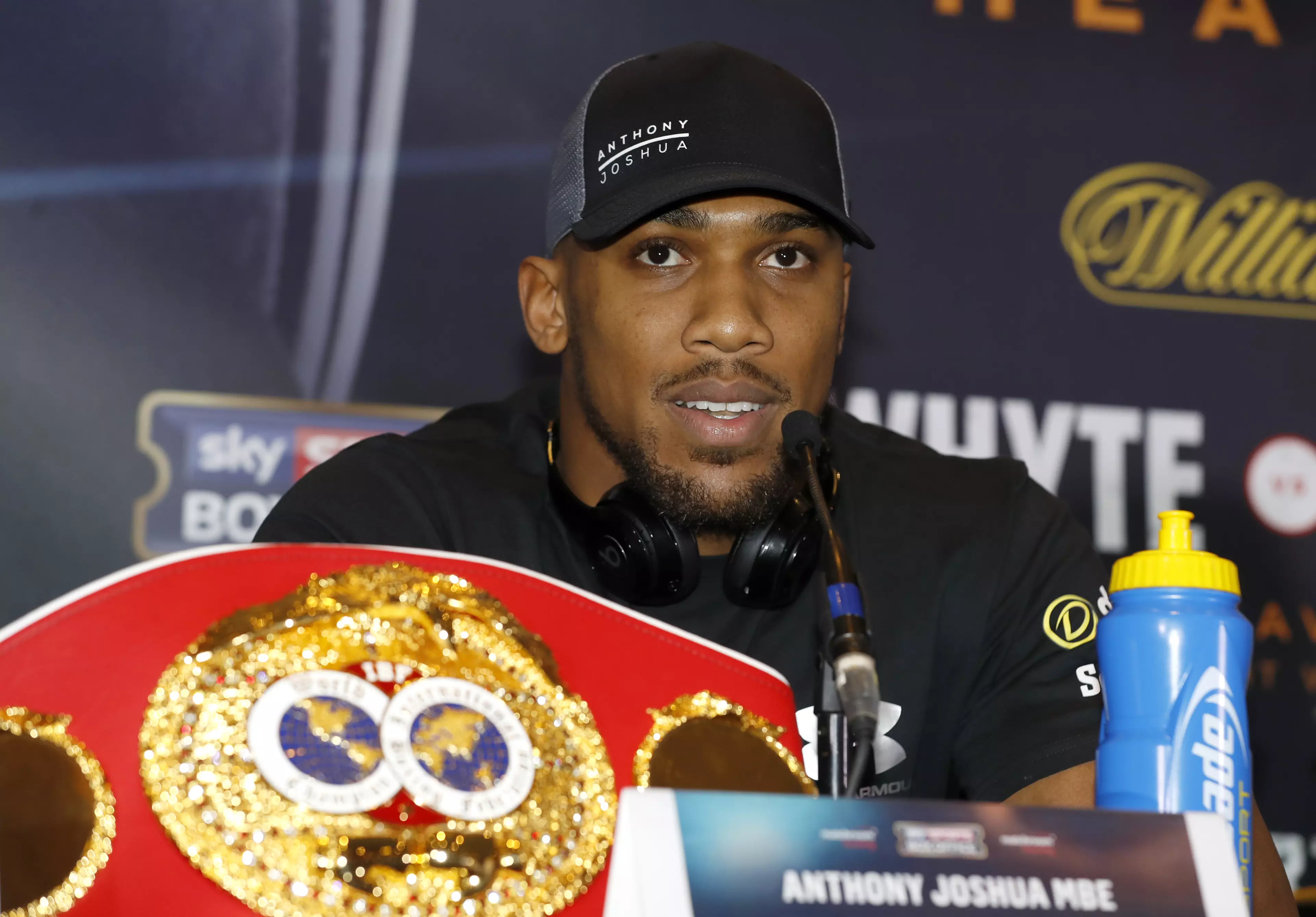 BREAKING: Anthony Joshua Defends IBF Heavyweight Title By Defeating Eric Molina