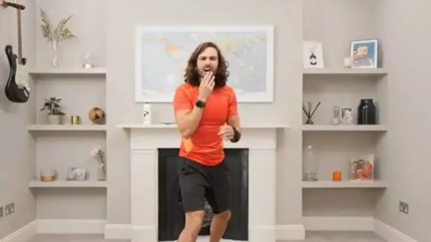 Joe Wicks Punches Himself In The Face During Live 'PE Lesson'