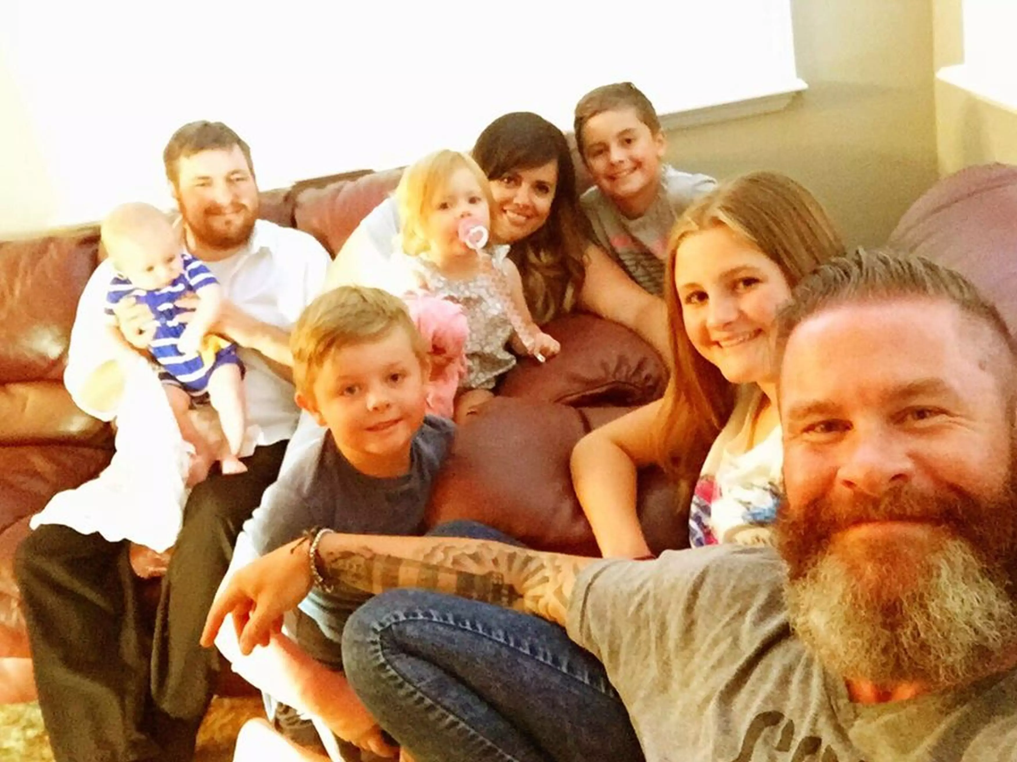 A dad-of-three shared an emotional post about him and his ex-wife's new husband becoming pals (