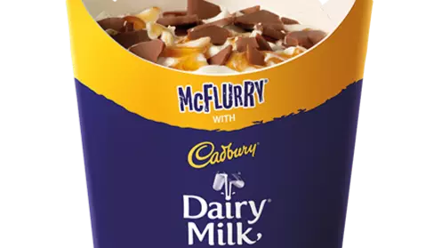 Macca’s Is Bringing In Dairy Milk Caramello McFlurrys And We're Not Ready
