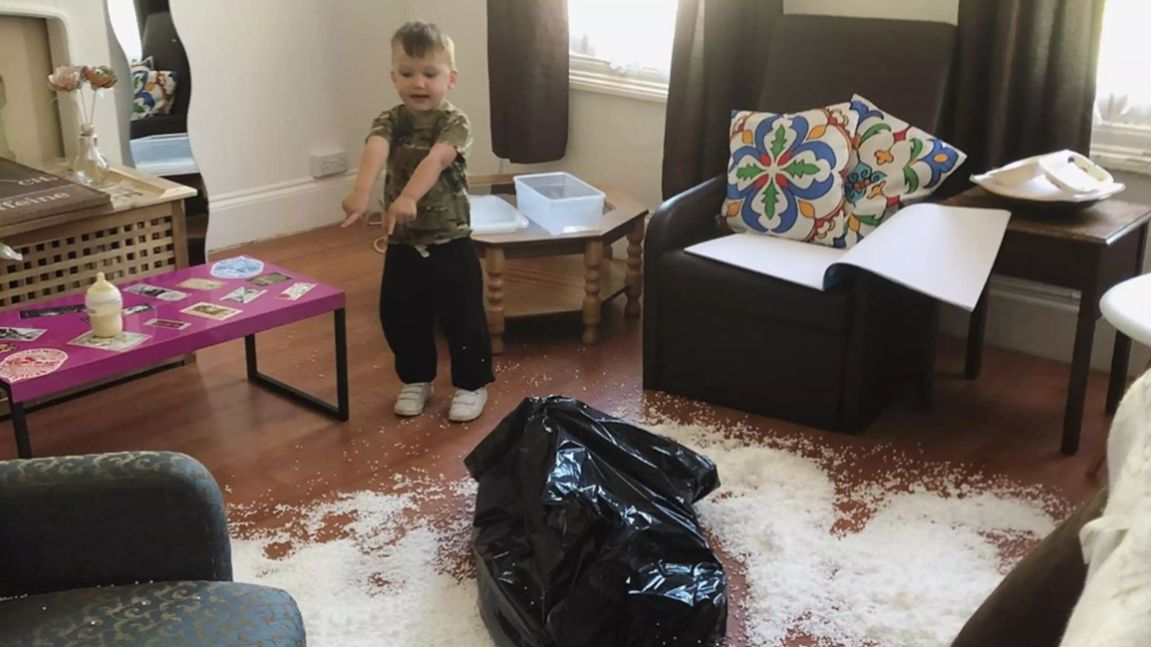 Mum Documents Her Son's Disasters In Hilariously Relatable Snaps