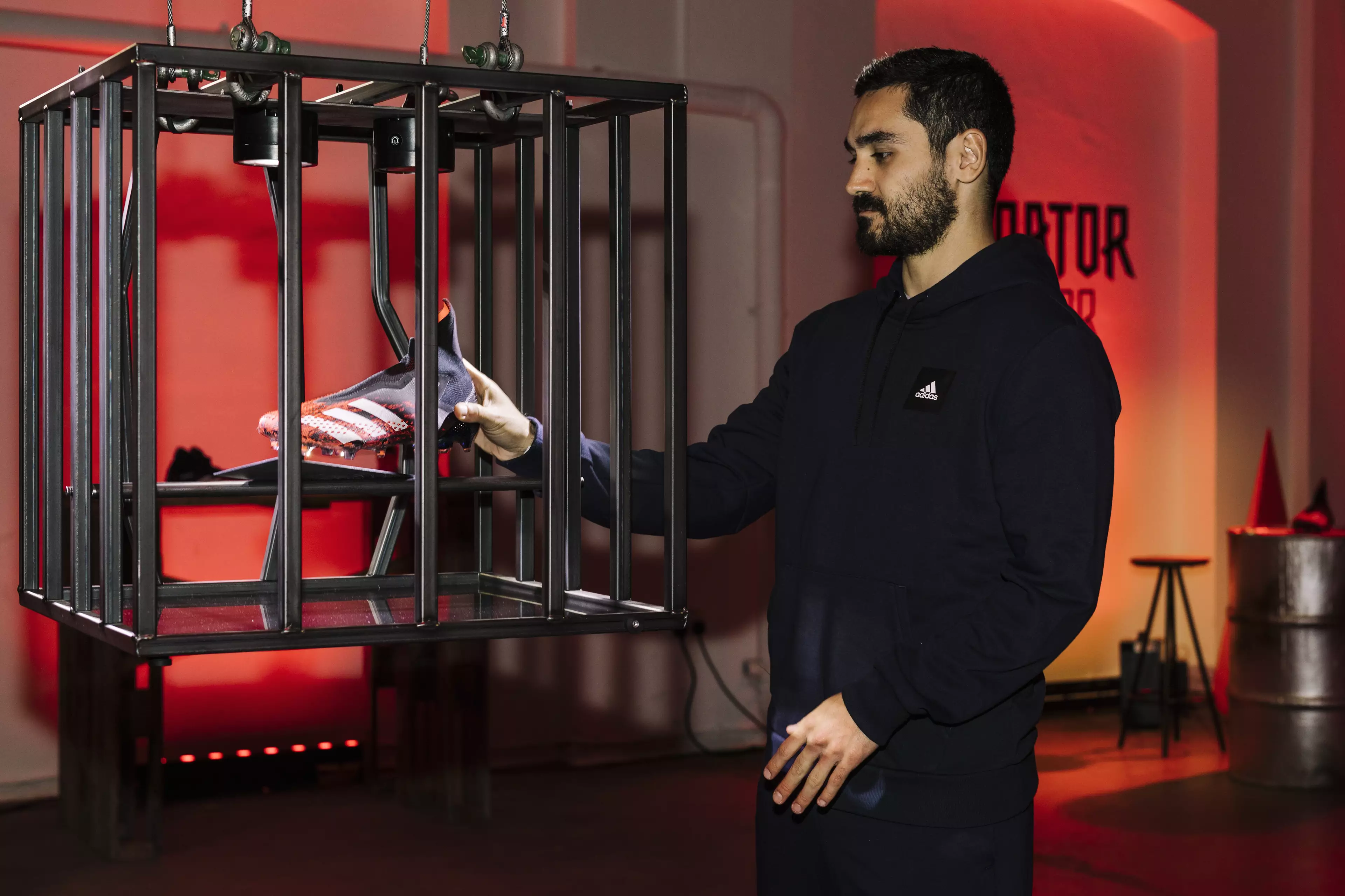 Ilkay Gundogan at the release of the new Predator boots