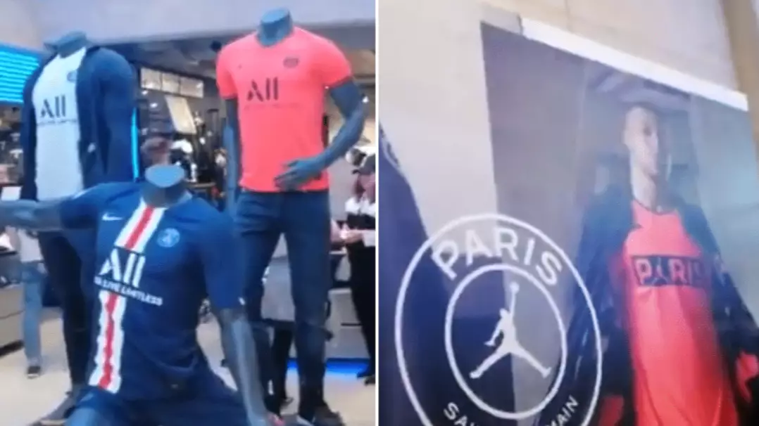 Images Of Neymar Removed From Paris Saint-Germain's Official Club Store