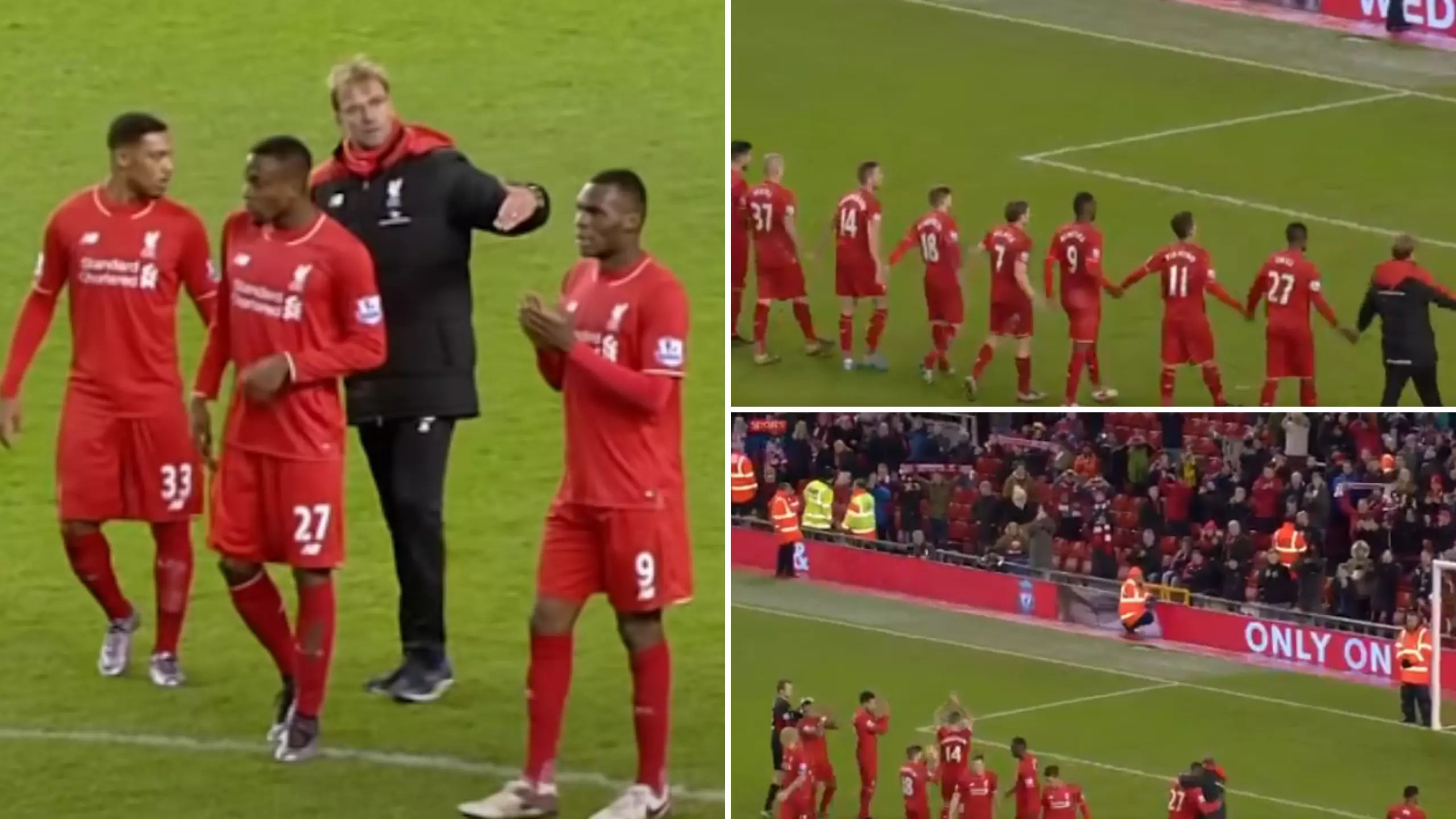The Story Behind Liverpool Celebrating A Draw Against West Brom At Anfield In 2015