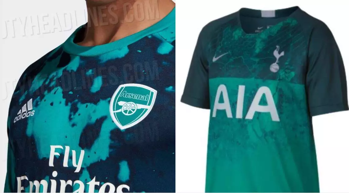 Arsenal’s New Shirt Looks Really Similar To Spurs’ Jersey And Gunners Fans Are Not Happy