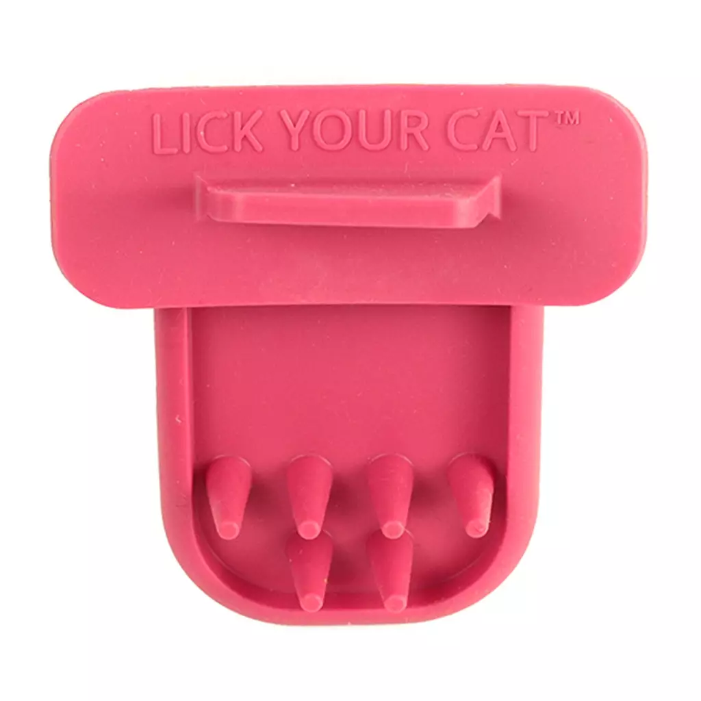 The LICKI Brush lets you 'lick' your cat.
