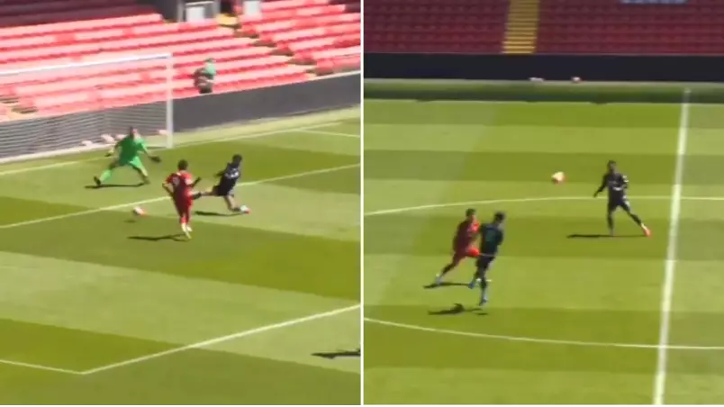 Liverpool Senior Players Take Part In Training Match At Anfield Ahead Of Premier League Restart