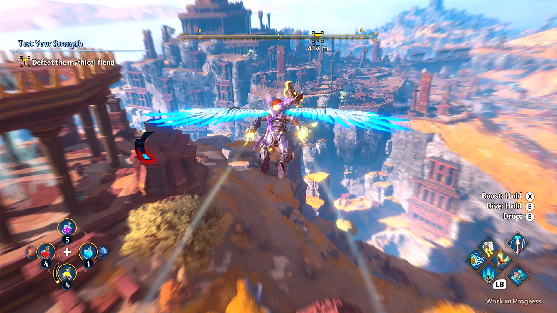 Falling with style in Immortals Fenyx Rising /