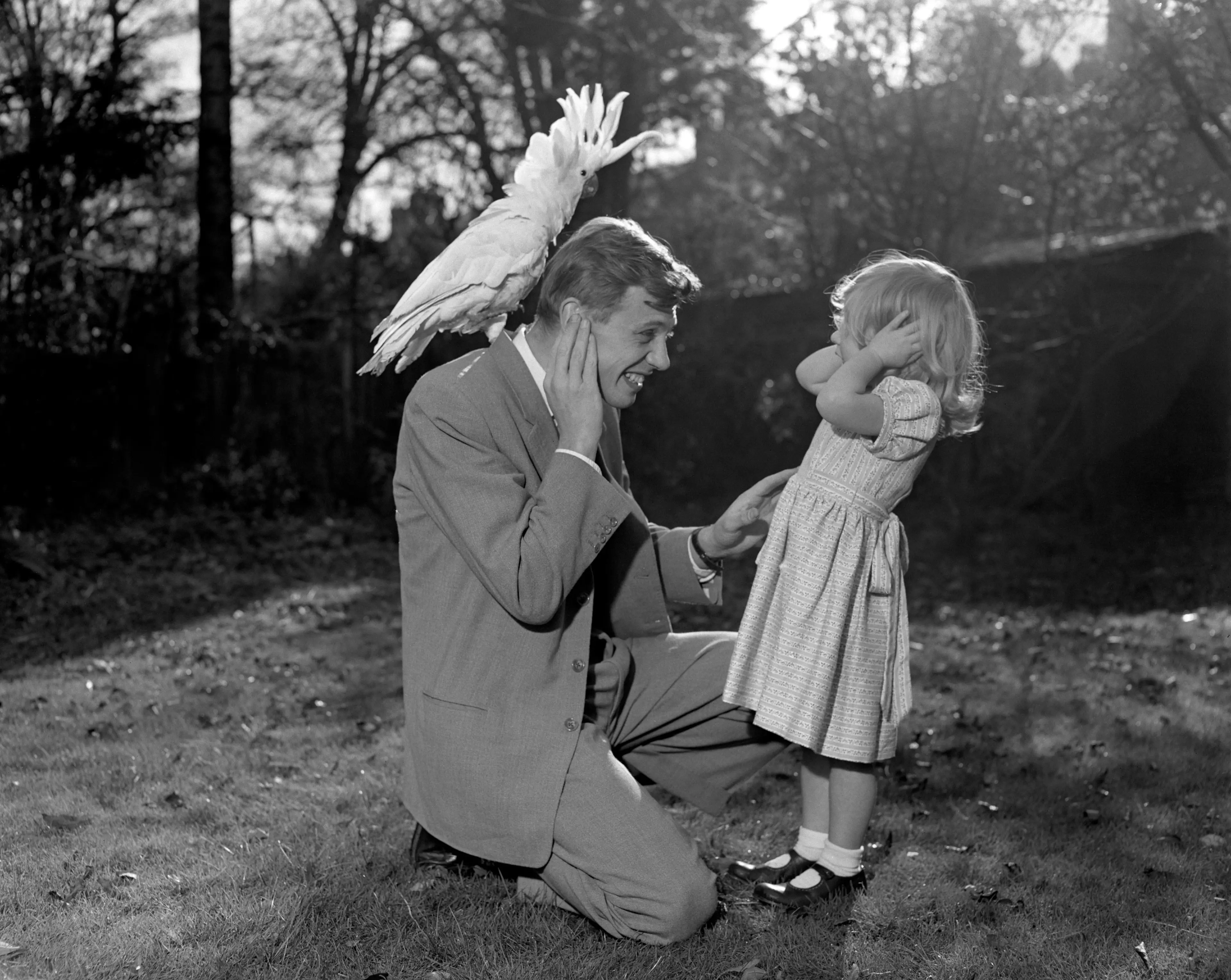 David and his daughter Susan in 1957 (