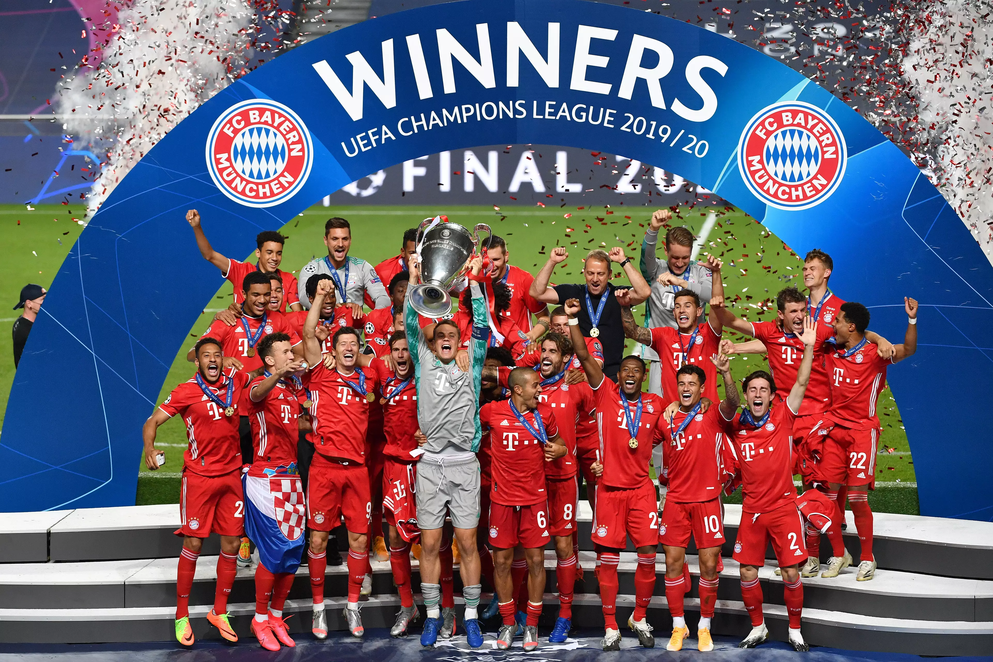 Bayern are currently Champions League holders but aren't included in the new Super League plans. Image: PA Images