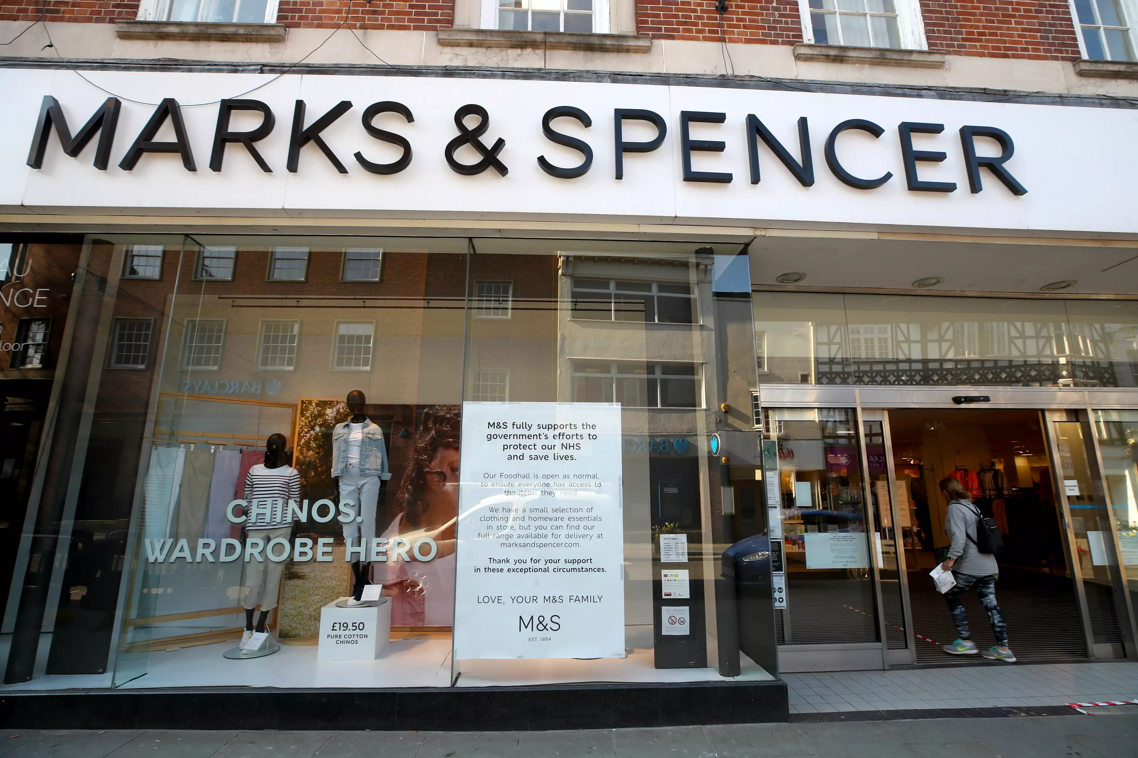 Marks & Spencer have hired several famous faces to act as voiceovers (