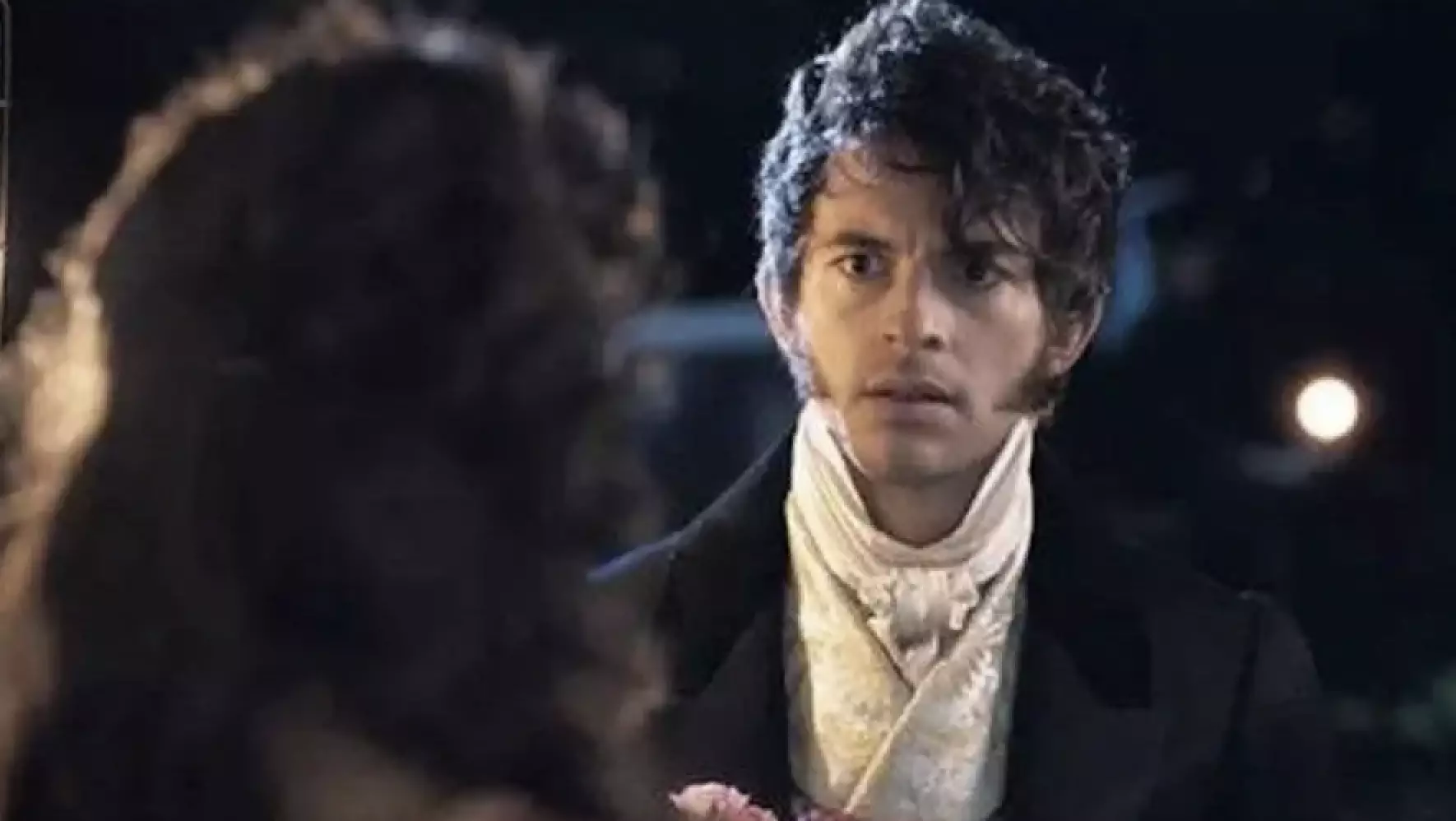 Anthony had side burns in season one (