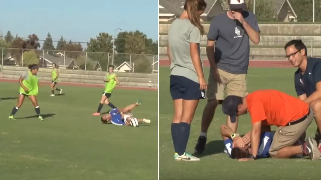Football Coach Pulls Off The Greatest Proposal Ever During Game 