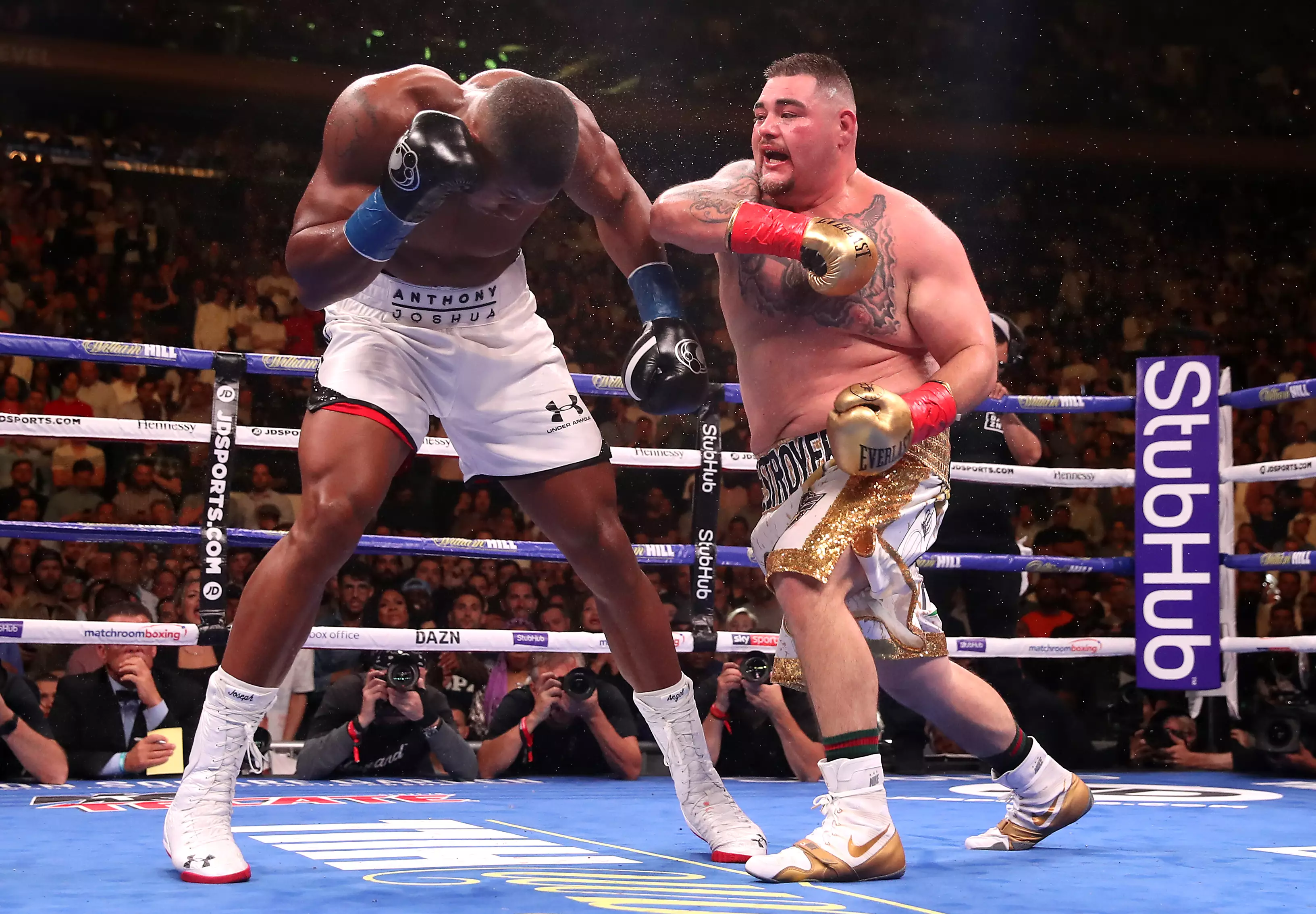 Andy Ruiz stunned the world when he knocked out Anthony Joshua last month at Madison Square Garden