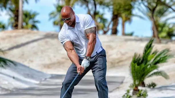 The Rock Came Close To Hitting The Longest Golf Drive Ever Recorded