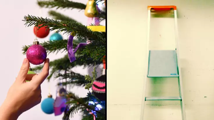 ​The Stepladder Is This Year's New Hipster Alternative To Christmas Trees