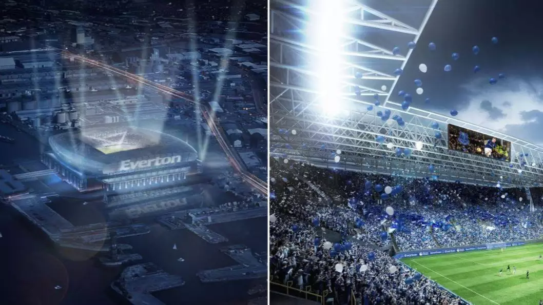 Everton Reveal Stunning Plans For New £500 Million Stadium On The Banks Of The River Mersey