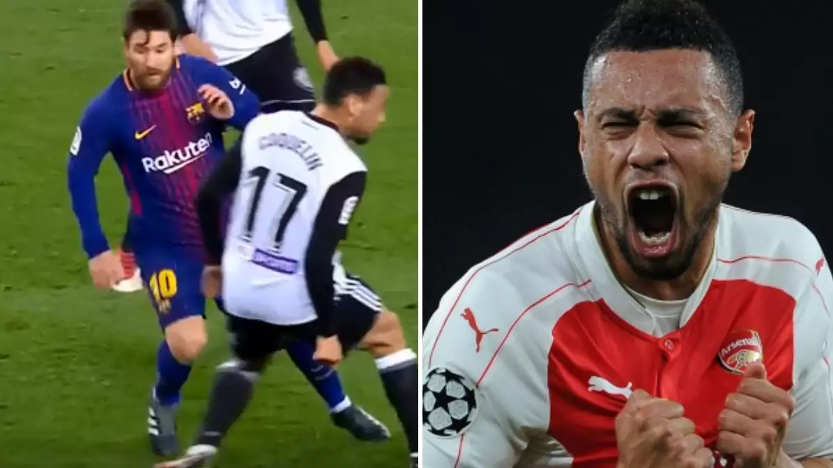 Watch: Lionel Messi Sent Francis Coquelin Back To Arsenal