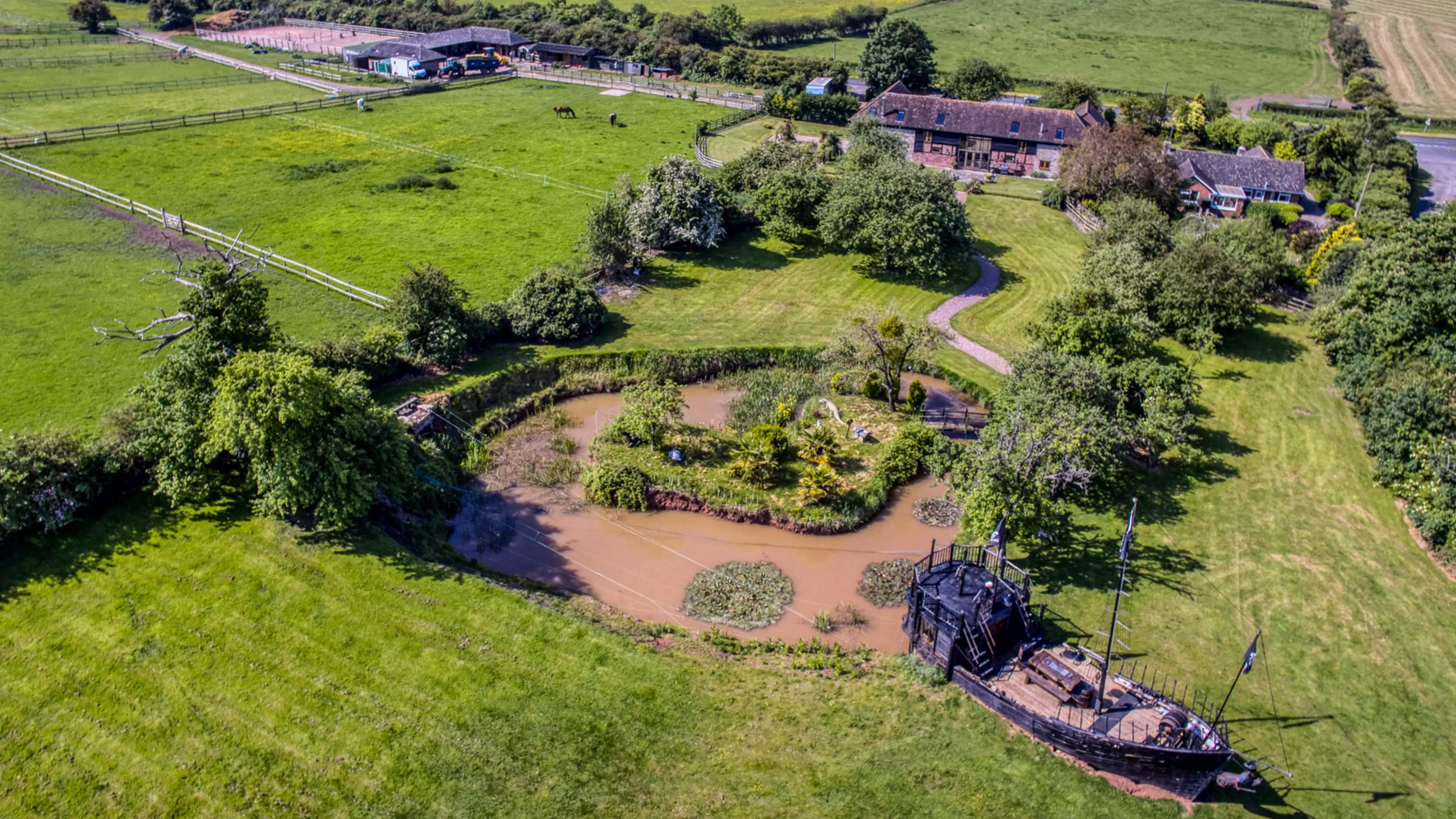 Country Retreat With Very Own Pirate Ship Could Be Yours For £1.25 Million