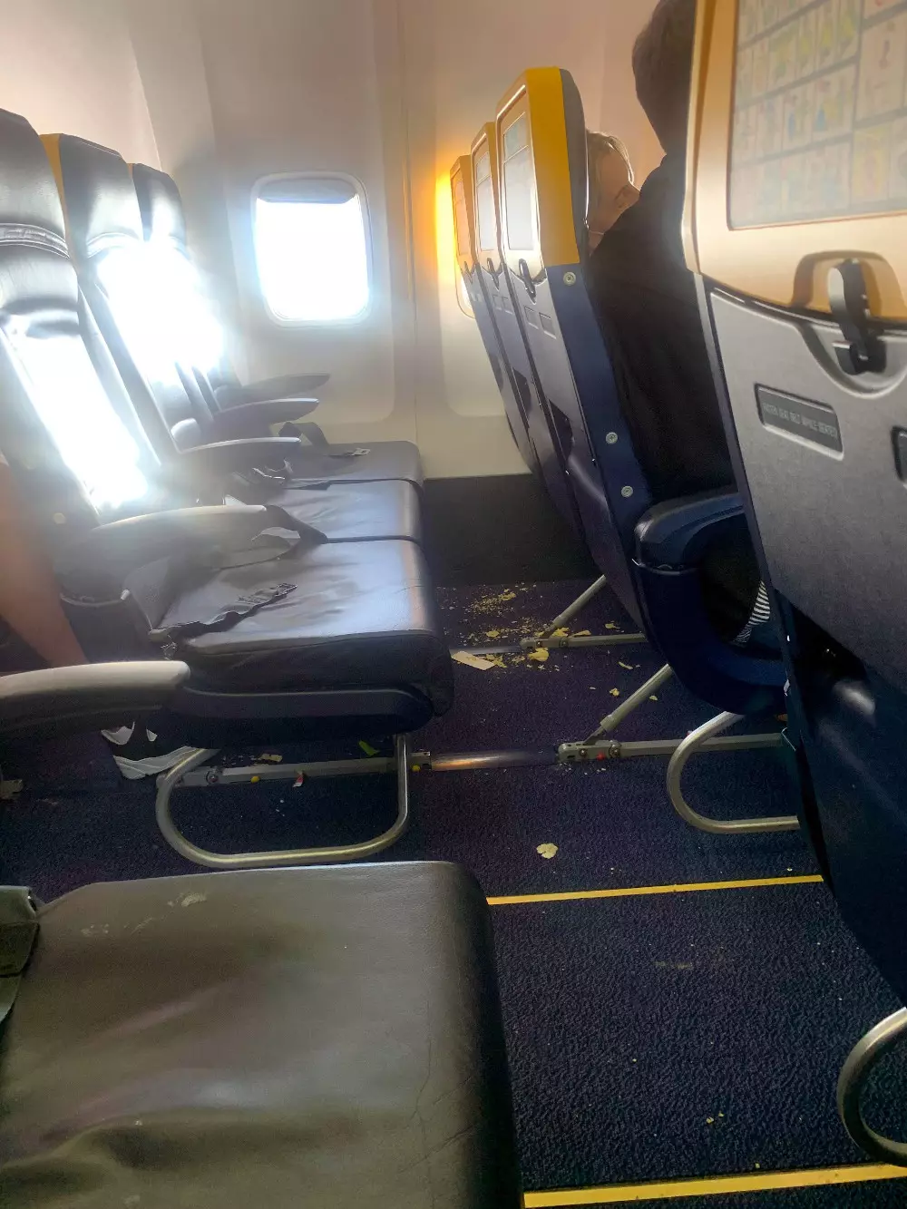 Passengers reportedly refused to sit in these seats on a recent Ryanair flight.