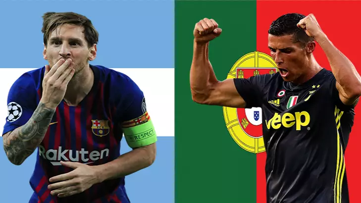 Lionel Messi And Cristiano Ronaldo Are The Only Two Players Involved In 25+ League Goals In 2018/19