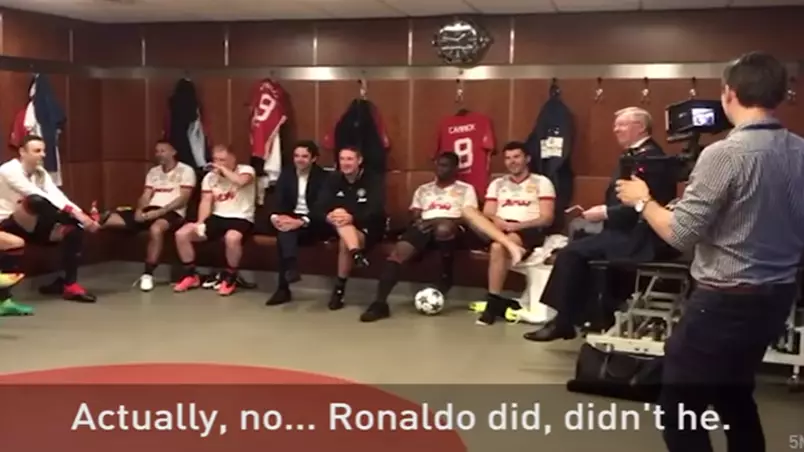Watch: Sir Alex Ferguson's Brilliant Team Talk Prior To Michael Carrick's Testimonial