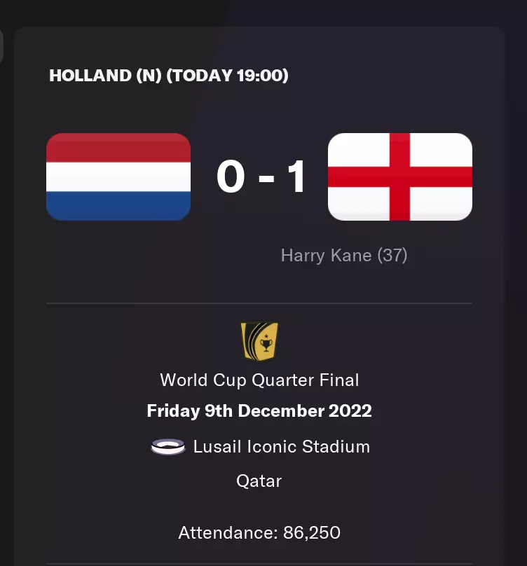 I repeat, Harry Kane does it again. Image credit: Football Manager 2022