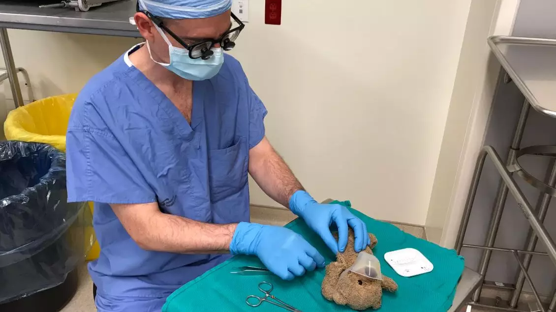 Canadian Surgeon Sews Up Little Boy's Teddy Just Before His Own Operation