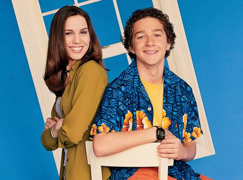 (Left to Right) Christy Carlson Romano and Shia LaBeouf.