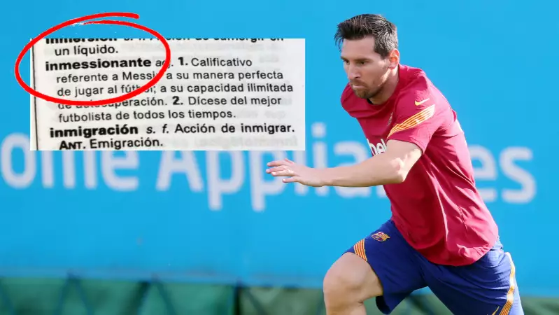 Lionel Messi Is Actually A Word In The Spanish Dictionary