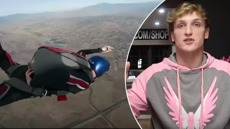Logan Paul Shares Shocking Video Of When His Parachute Failed To Open