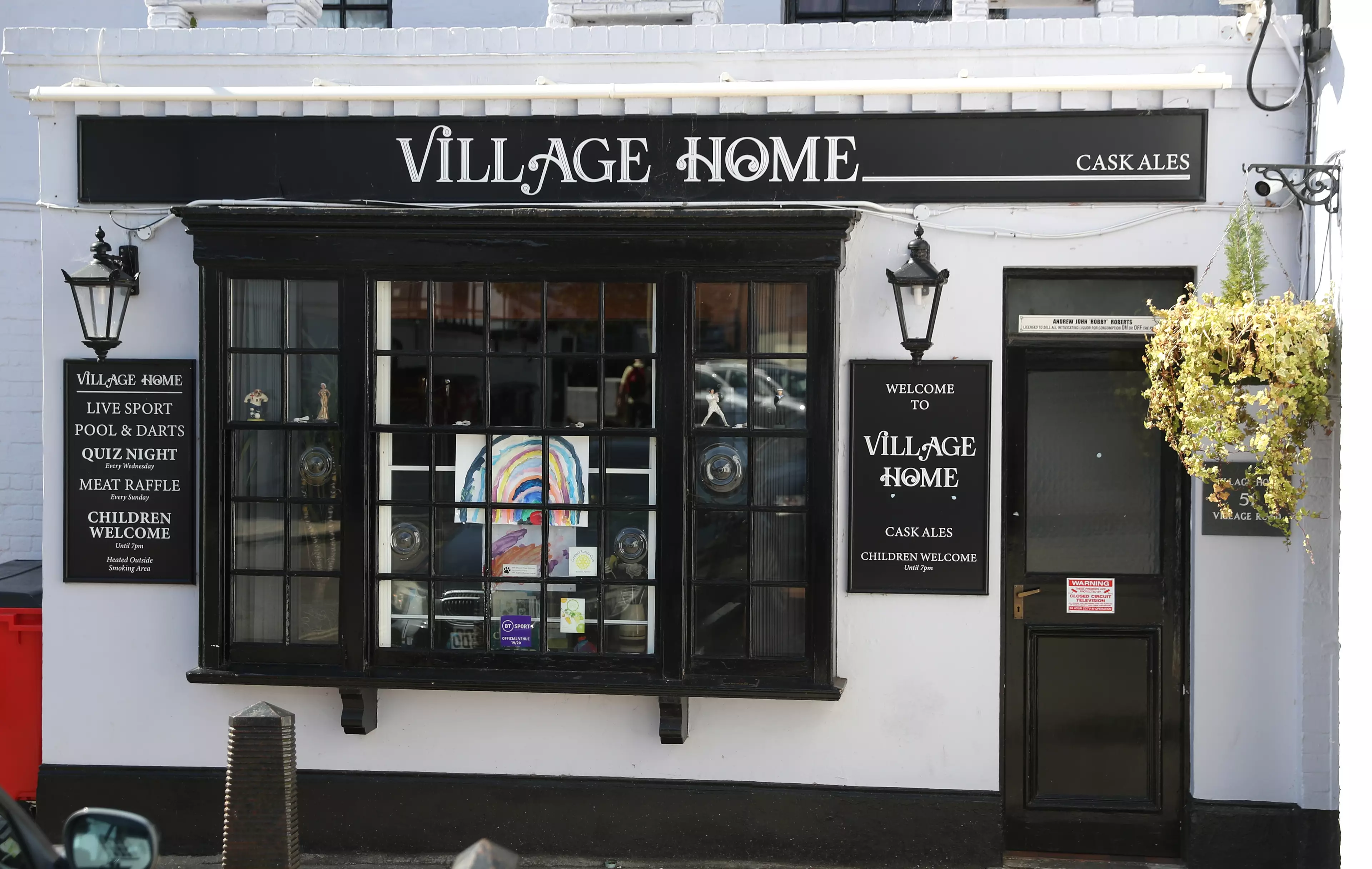 The Village Home pub in Alverstoke has also temporarily shut up shop (