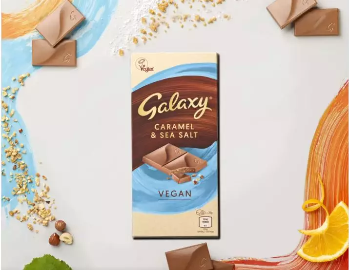 Three new vegan Galaxy bars will be available to buy from Monday.