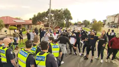 Anti-Lockdown Protestors Arrested After Clashing With Police In Melbourne