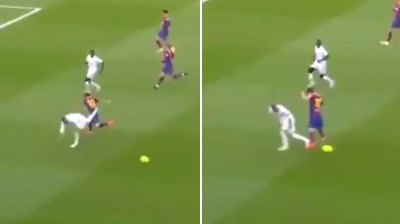 Sergio Ramos Did The Most Perfect Tackle On Lionel Messi
