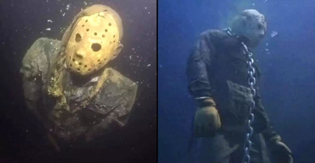Someone Put A Jason Statue At The Bottom Of A Lake In Arizona