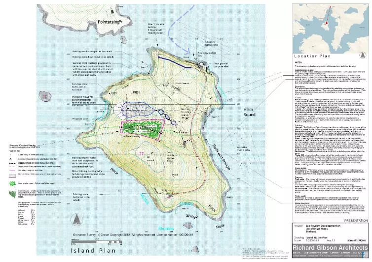 Here's a map of the island.