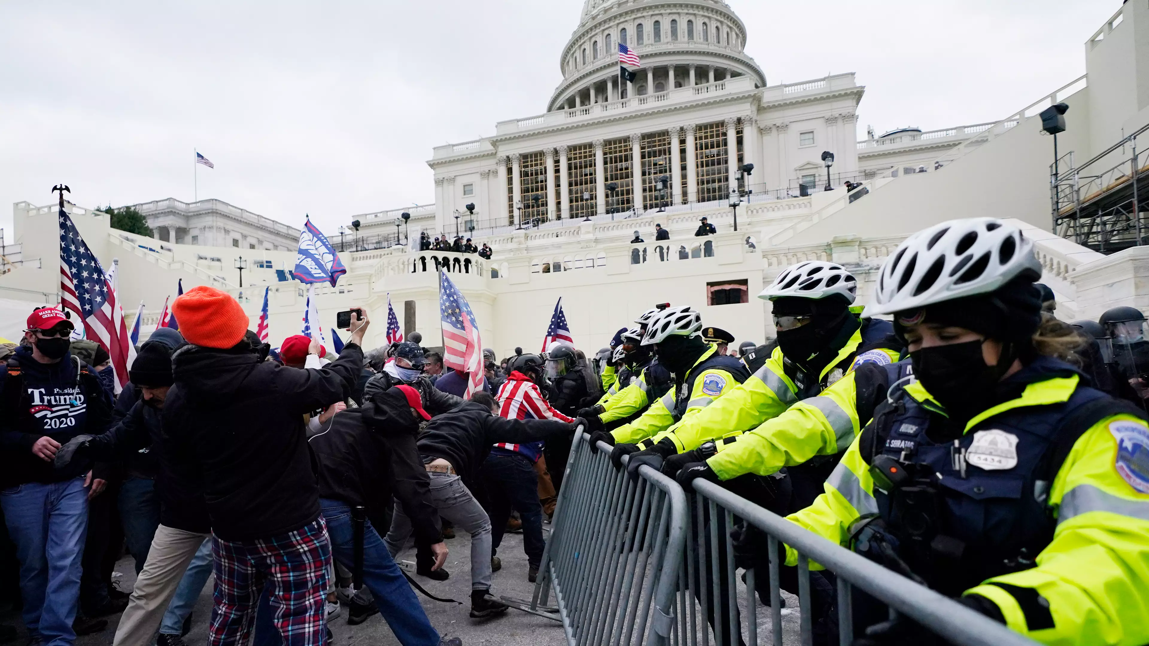 Trump Supporters Violently Storm The Capitol Building Ahead Of Electoral College Count