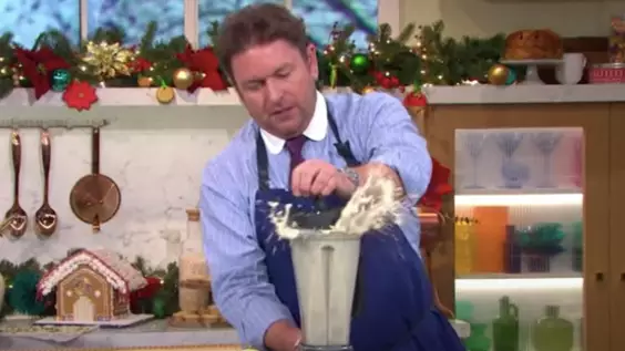 Holly And Phil In Hysterics On This Morning As James Martin’s Soup Explodes While Blending It