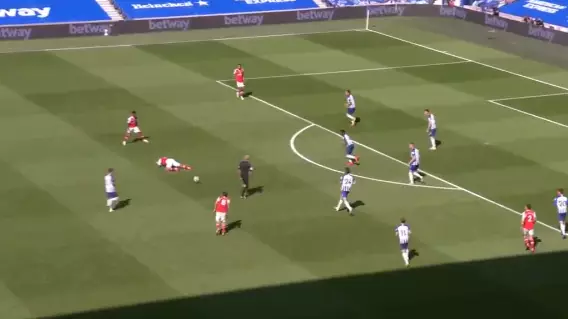 The 'Best Dummy Of All Time' Happened During Brighton Vs. Arsenal And We Can't Stop Watching It
