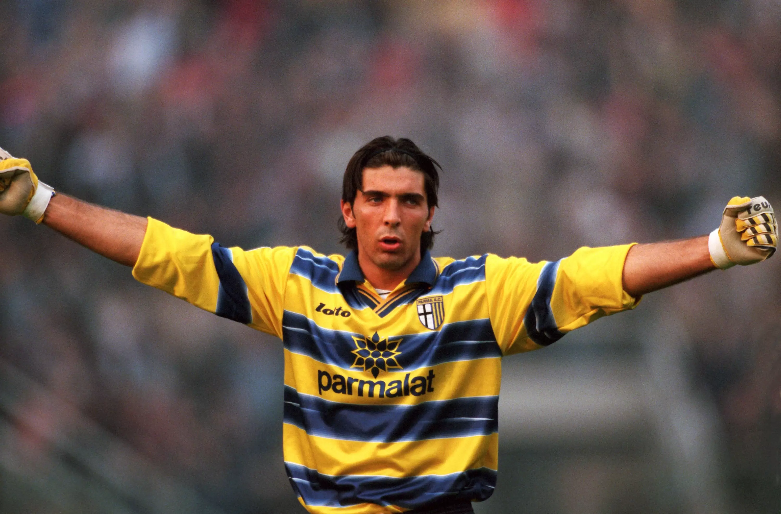 A young Buffon at Parma. Image: PA Images