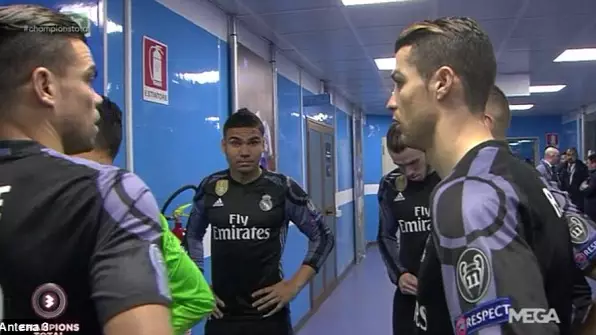 WATCH: Cristiano Ronaldo Clearly Wasn't Impressed With Real Madrid's Defending