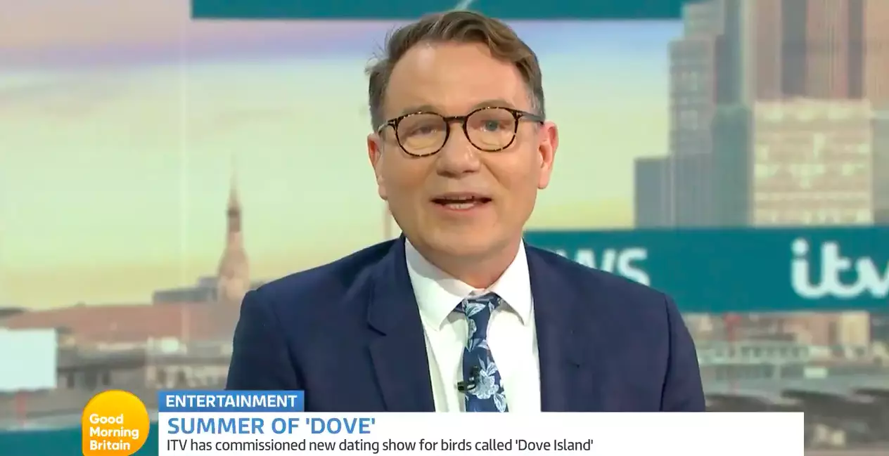 Richard Arnold confirmed 'Dove Island' on ITV (