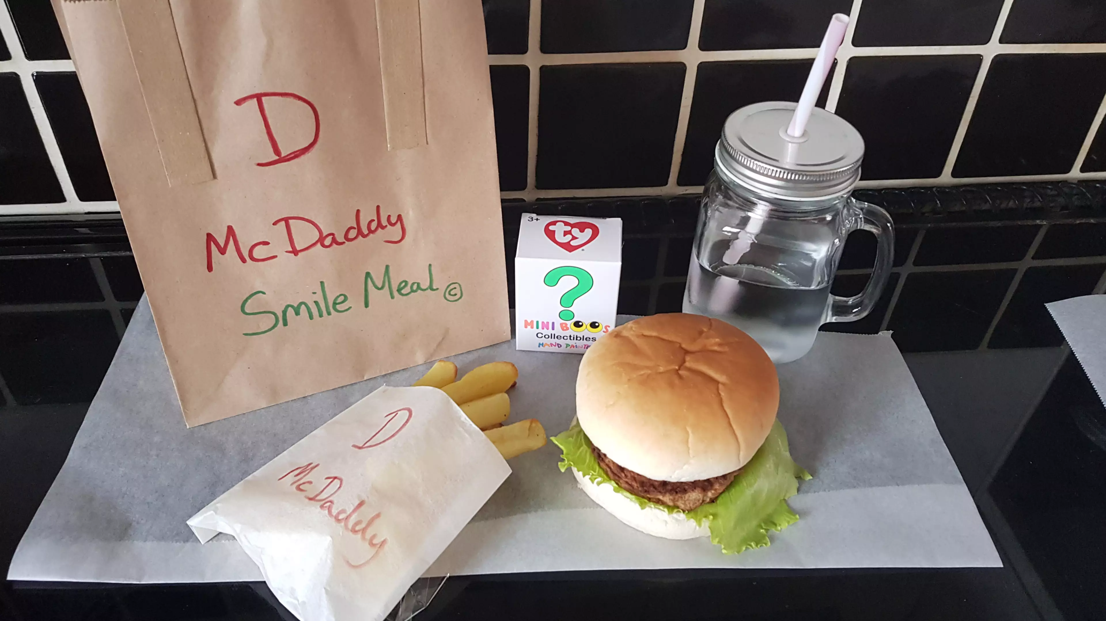 Dad Makes His Own 'McDaddy's Smile Meal' For Kids 