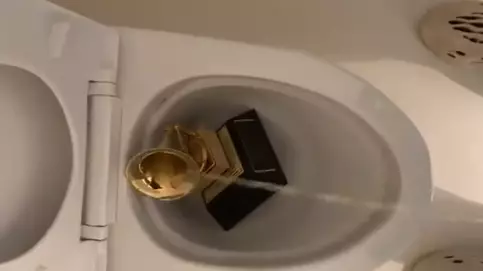 Kanye West Appears To Urinate On Grammy Award In New Video