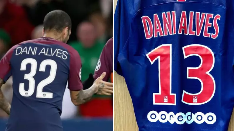 The Reason Why Dani Alves Has Changed Paris Saint-Germain Shirt Numbers Is Class