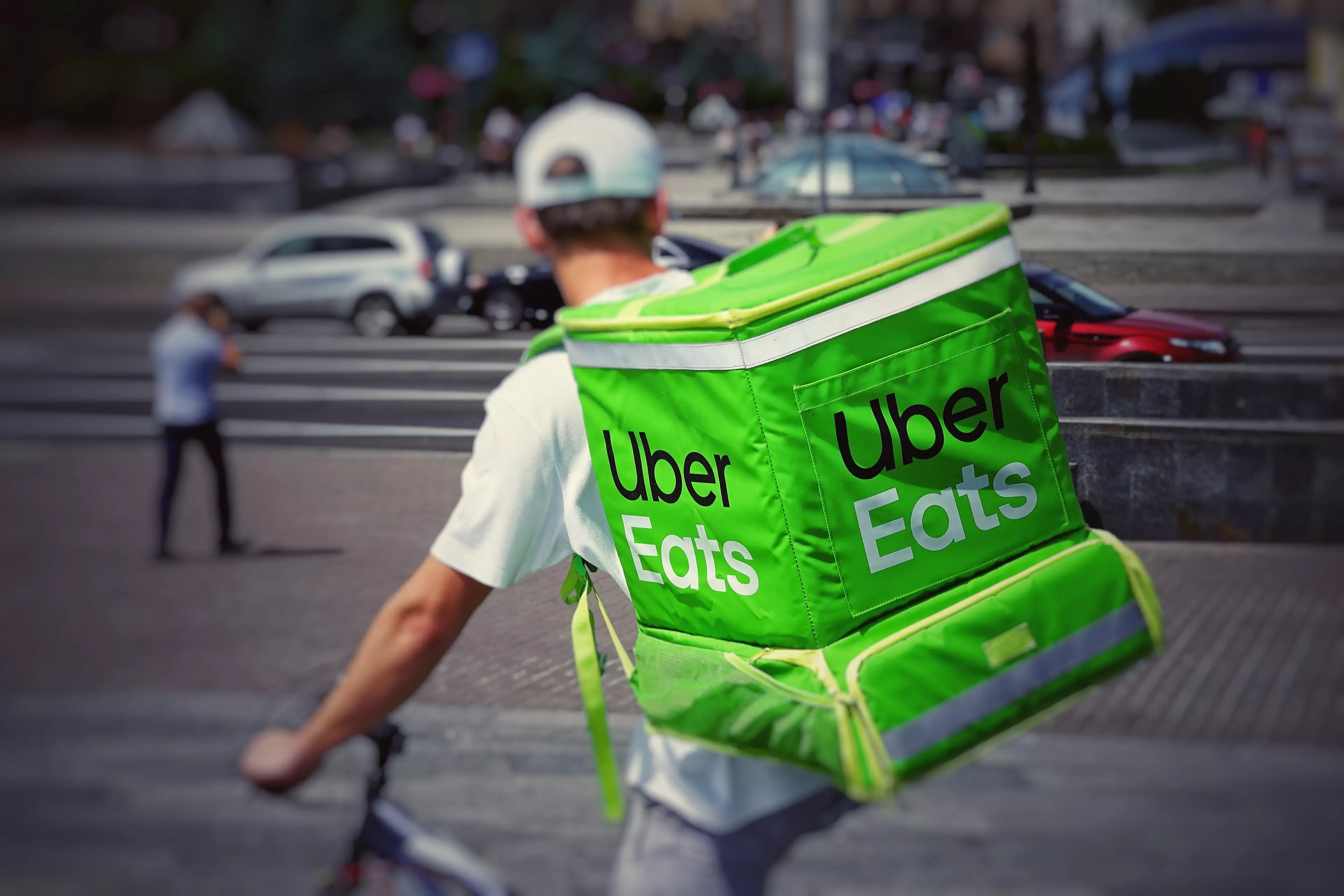 Uber Eats delivery driver (