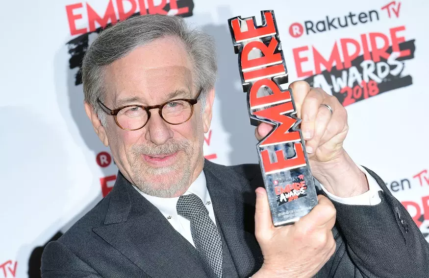 Steven Spielberg wins the Legend Of Our Lifetime award at this year's Empire Awards.