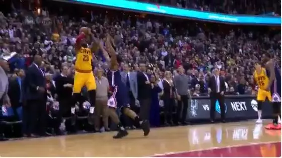 WATCH: LeBron James Hits Incredible Last Second Three Pointer